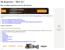 Tablet Screenshot of kegerator.johnmasterson.com